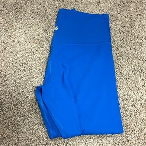 COPY - These are lululemon align leggings, size 12, and the color is poolside